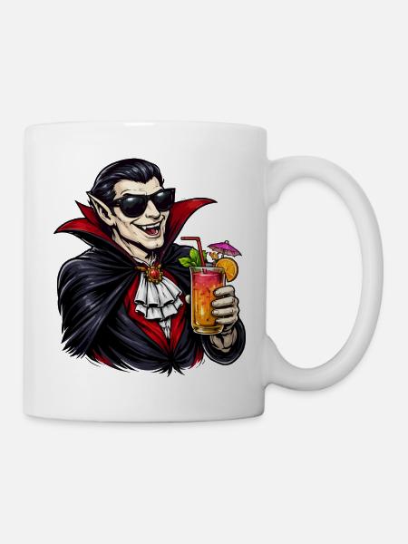 Vampir Cocktail Deluxe - Tasse - Weiß