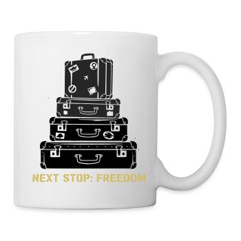 Déclaration de la Liberté de la Pile de Valses - Mug blanc - blanc - Droite