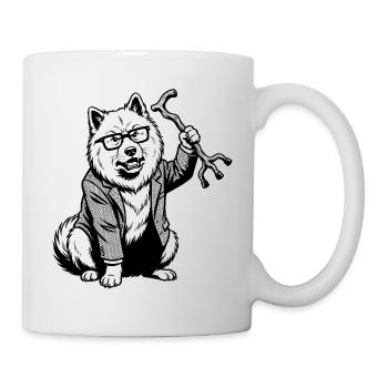 Eurasier | Grumpy - Tasse - Weiß - Rechts