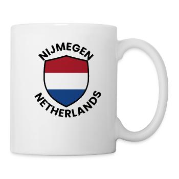 Nijmegen Netherlands Shield - Mug - white - Right