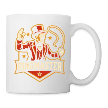Directeur de cirque Cirque pour enfants drôles - Mug blanc - blanc - Droite