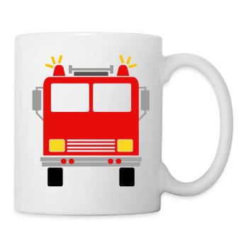 Fire engine - Mug - white - Right