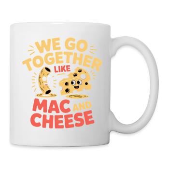 Mac and Cheese Best Friends Couple Design - Mug - white - Right