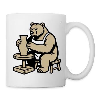 Steady Hands Grizzly — Master of Ceramics - Mug - white - Right