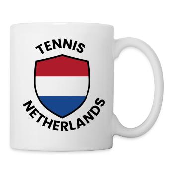 Bouclier des Pays-Bas de Tennis - Mug blanc - blanc - Droite