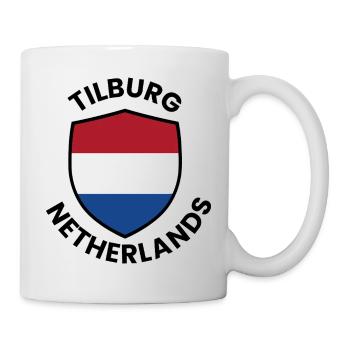 Shield of Tilburg Netherlands - Mug - white - Right