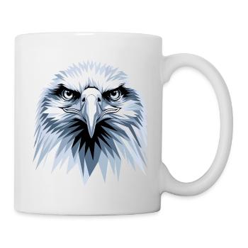Adler Weißkopfseeadler Steinadler Seeadler Eagle - Tasse - Weiß - Rechts