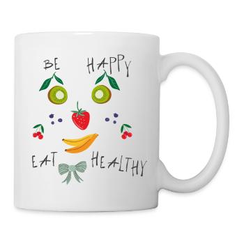 Fruit Heureux - Mug blanc - blanc - Droite