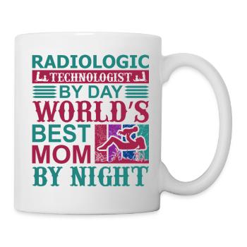 Radiologic Technologist By Day Worlds Best Mom - Mug - white - Right
