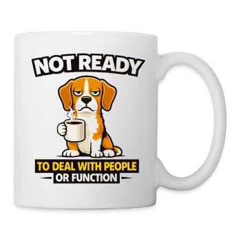 Not Ready to Deal With People Dog - Mug - white - Right