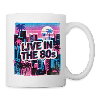 80s Retro Vintage Party - Mug - white - Right