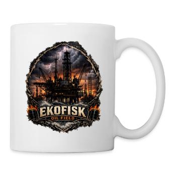 Ecofisk Oil Field Storm Design - Mug - white - Right
