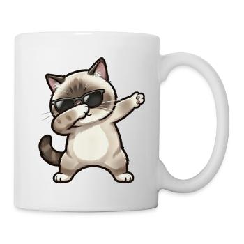 Dabbing Ragdoll Cat - Mug - white - Right