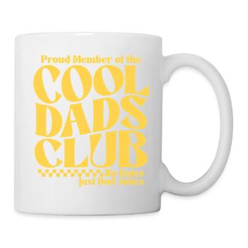 Cool Dads Club - Papa Vatertag Geschenk - Tasse - Weiß - Rechts