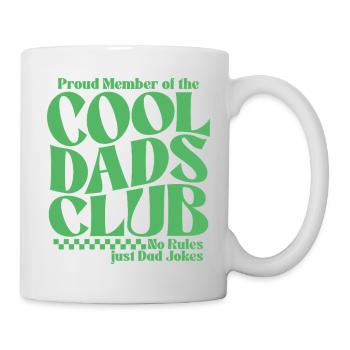 Cool Dads Club - Papa Vatertag Geschenk - Tasse - Weiß - Rechts