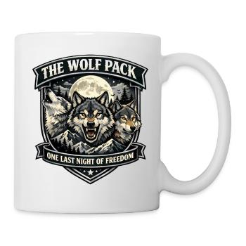 Wolfpack JGA: One Last Night of Freedom Emblem - Mug - white - Right