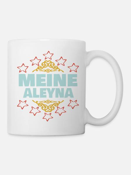Aleyna als Ehefrau - Tasse - Weiß