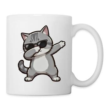 Taponner le Shorthair britannique - Mug blanc - blanc - Droite