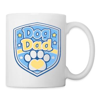 Hundevater Schild Motiv - Tasse - Weiß - Rechts