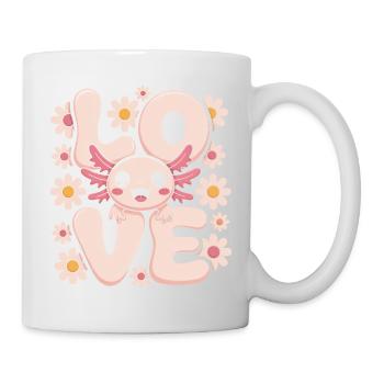 Monstre de marguerites d’amour pastel - Mug blanc - blanc - Droite