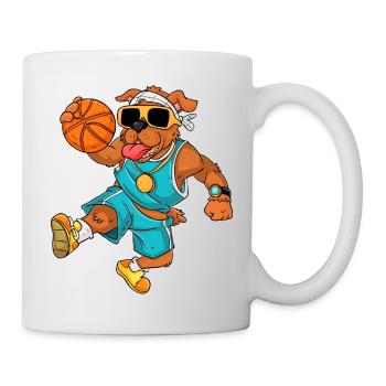 Dog Basketball - Mug - white - Right