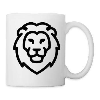 lion - Mug blanc - blanc - Droite