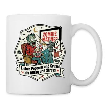 Zombie Cinema Popcorn Everyday Humor - Mug - white - Right