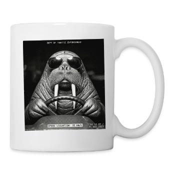 Walrus Speed Camera Photo - Mug - white - Right