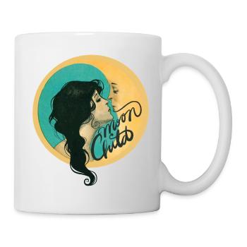 Mondbeschienene Umarmung - Tasse - Weiß - Rechts