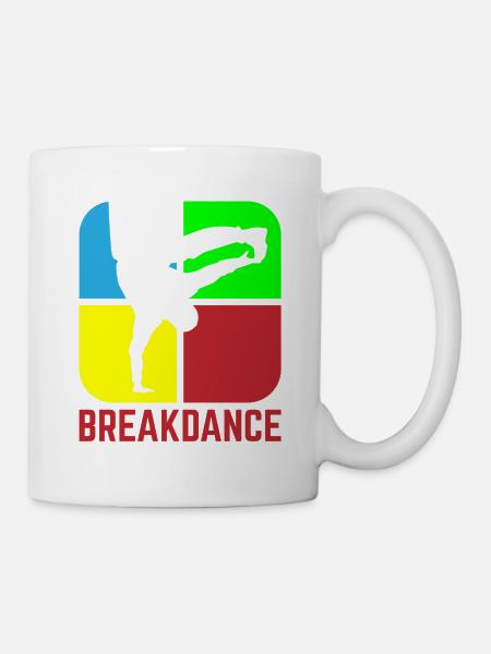 Breakdance - Tasse - Weiß