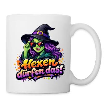 hexe-cool - Tasse - Weiß - Rechts