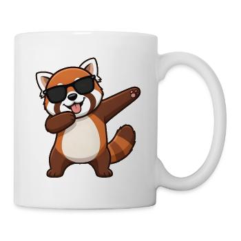 Dabbing Red Panda - Mug - white - Right