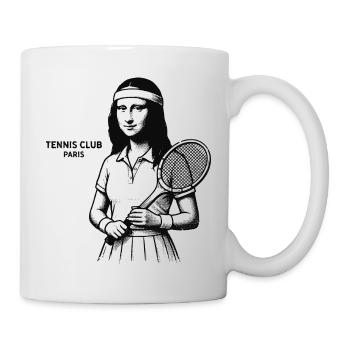 Tennis Art, Tennis Club Paris Shirt, Hoodie, Bag - Tasse - Weiß - Rechts