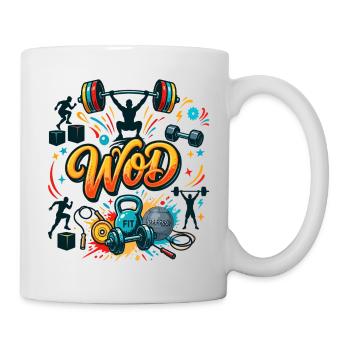 WOD Fitness Muscu Entraînement Cross Sport salle - Mug blanc - blanc - Droite
