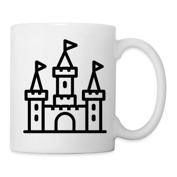Burg - Tasse - Weiß - Rechts