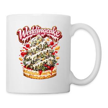 Wedding Cake Graffiti Bud Art Print - Mug - white - Right