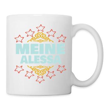Ehefrau Alessa - Tasse - Weiß - Rechts