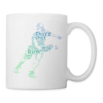Pickleball fans love pickleball players - Mug - white - Right