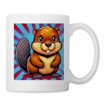 Bieber - Tasse - Weiß - Rechts