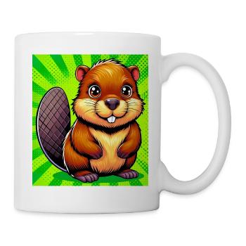 Bieber - Tasse - Weiß - Rechts