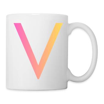 V - Tasse - Weiß - Rechts