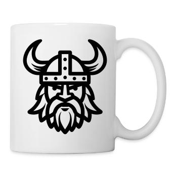 Wikinger - Tasse - Weiß - Rechts
