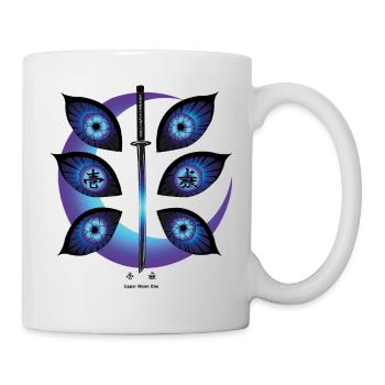 Nachtklinge Neon Augen - Tasse - Weiß - Rechts