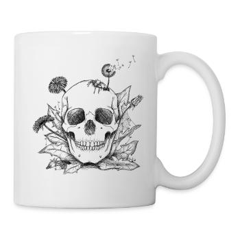 Vergänglichkeit & Kraft - Tasse - Weiß - Rechts