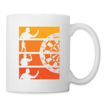 Fléchette Battement De Cœur Joueur Fléchette Darts - Mug blanc - blanc - Droite