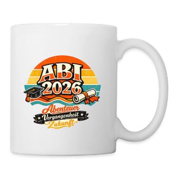 Abitur 2026 Abenteuer Zukunft - Tasse - Weiß - Rechts