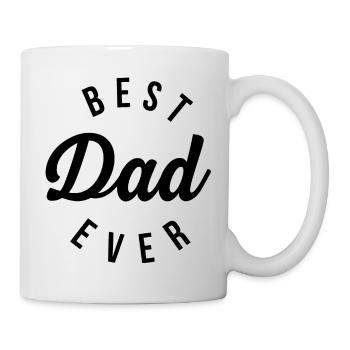 Best Dad Ever 2026 Geschenk Papa - Tasse - Weiß - Rechts