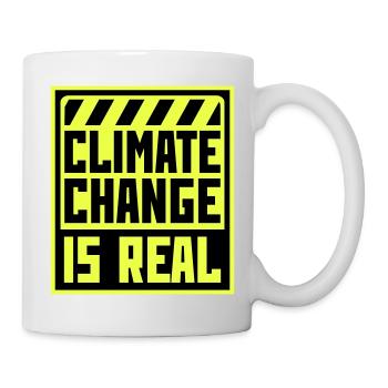 Le changement climatique est la véritable science du changement climatique - Mug blanc - blanc - Droite