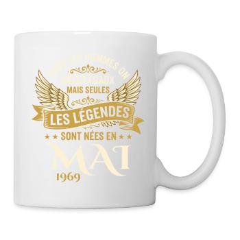 Anniversaire Mai 1969 - Mug blanc - blanc - Droite