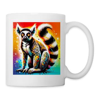 Lémurien - Mug blanc - blanc - Droite